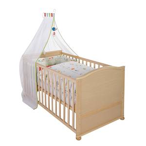 Lit bébé Promenade en forêt (4 éléments) Beige - Bois manufacturé - 144 x 80 x 79 cm