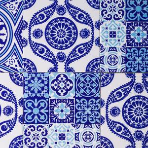 Console Ibiza Manguier massif / Céramique - Manguier / Bleu