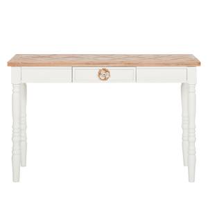 Table console Souillac Chêne partiellement massif - Chêne / Blanc