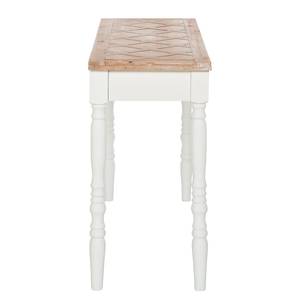 Table console Souillac Chêne partiellement massif - Chêne / Blanc