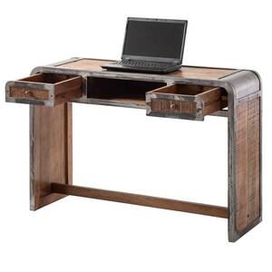 Console Wharton Partiellement en acacia massif / Acier - Acacia / Anthracite