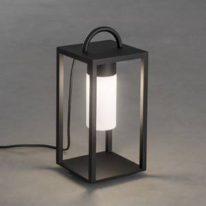 LED-Außenlaterne Bologna Lantern Glas / Aluminium - 1-flammig