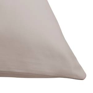 Kopfkissenbezug Nuvola Baumwollstoff - Taupe - 40 x 80 cm