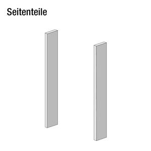 Kranzblende Skøp (mit Seitenteil) Graphit - 360 x 222 cm - 3 Türen