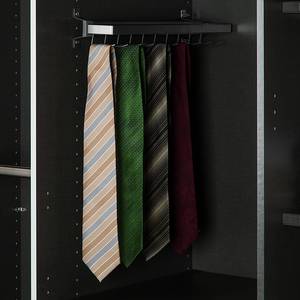 Porte-cravates et ceintures Argenté - Métal - 9 x 7 x 45 cm