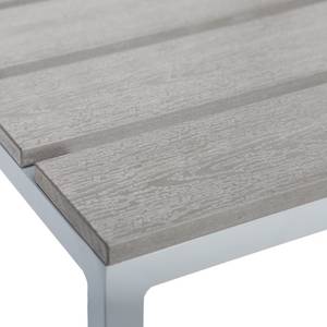 Eetgroep Kudo IX (5-delig) polywood/aluminium - grijs