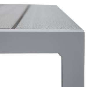 Eetgroep Kudo XV (3-delig) polywood/aluminium - grijs