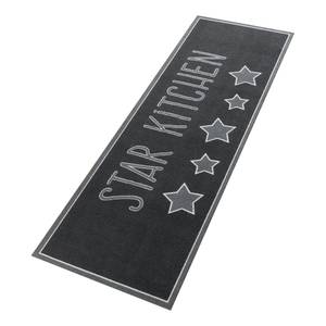 Tapis de cuisine Star Kitchen Fibres synthétiques - Gris / Noir