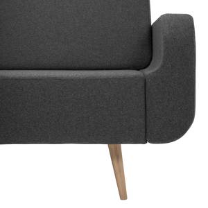 Küchensofa Loca Filz / Eiche massiv - Dunkelgrau / Eiche Hell - Breite: 227 cm