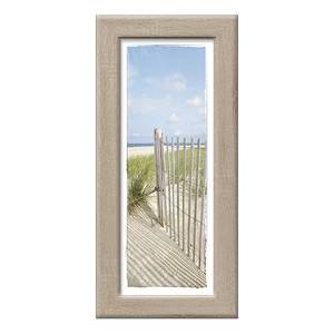 Impression d'art Sand sedge III Beige - Multicolore - Bois manufacturé - 94 x 44 x 1.7 cm