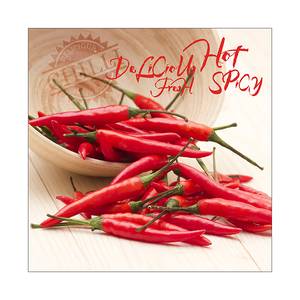 Impression sur toile, Spicy I Taille : 30 x 30 cm