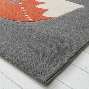 Tapis Canvas I Tissu mélangé - Gris clair