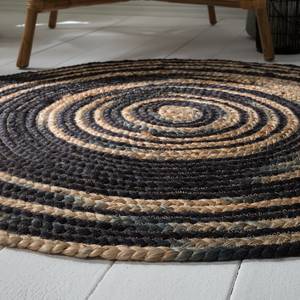 Tapis en jute Duba Jute - Beige / Noir