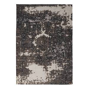 Tapis vintage Nibas Étoffe de coton - Gris / Beige