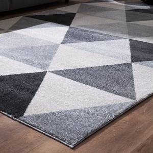 Tapis Specter Tissu mélangé - Gris - 160 x 230 cm