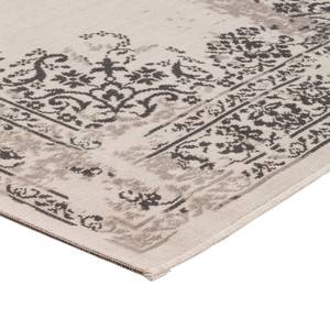 Laagpolig vloerkleed Vintage textielmix - Grijs - 140 x 200 cm