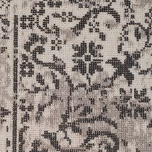 Kurzflorteppich Vintage Mischgewebe - Grau - 160 x 230 cm