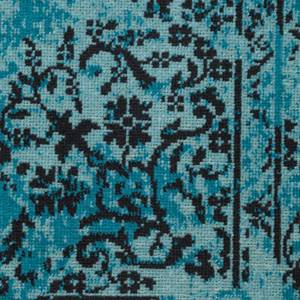 Tapis Vintage Tissu mélangé - Turquoise - 160 x 230 cm
