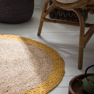 Tapis en jute Zaafarana Jute - Beige / Jaune