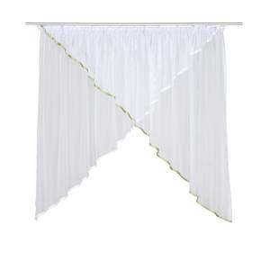 Tenda triangolare LINEA Bianco / Verde - 300 x 145 cm