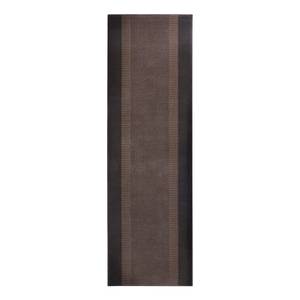 Tapis de couloir Band Fibres synthétiques - Marron - 80 x 250 cm