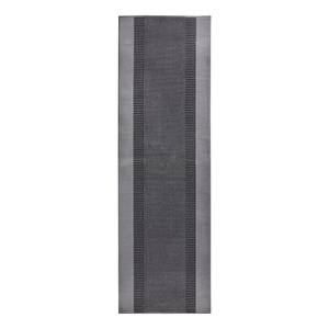 Tapis de couloir Band Fibres synthétiques - Gris - 80 x 300 cm