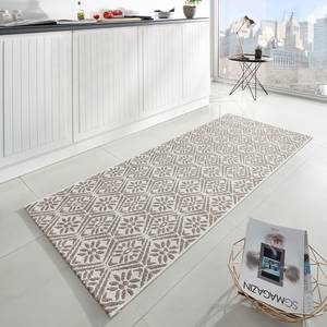 Tapis de couloir Creation Fibres synthétiques - Sable / Beige