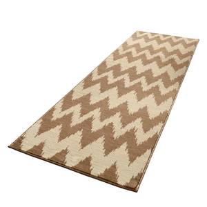 Tapis de couloir Fabric Fibres synthétiques - Beige - 80 x 250 cm