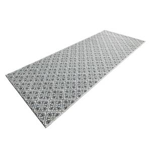 Tapis de couloir Flake Fibres synthétiques - Crème / Bleu