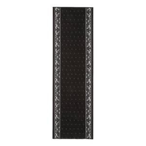 Tapis de couloir Floret Fibres synthétiques - Noir - 80 x 200 cm