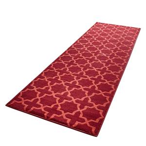 Tapis de couloir Glam Fibres synthétiques - Rouge - 80 x 250 cm