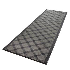 Tapis de couloir Grand Fibres synthétiques - Gris - 80 x 300 cm