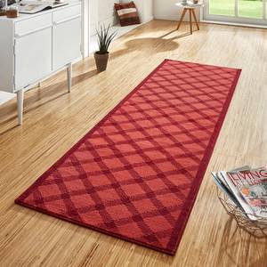 Tapis de couloir Grand Fibres synthétiques - Rouge - 80 x 200 cm