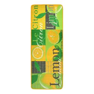 Tappeto runner Lemon Verde - Giallo - Tessile - 67 x 180 cm