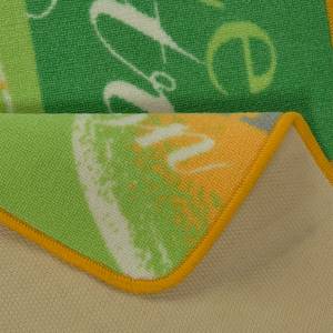 Smal tapijt Lemon Groen - Geel - Textiel - 67 x 180 cm