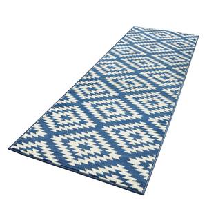 Tapis de couloir Nordic Fibres synthétiques - Bleu - 80 x 300 cm