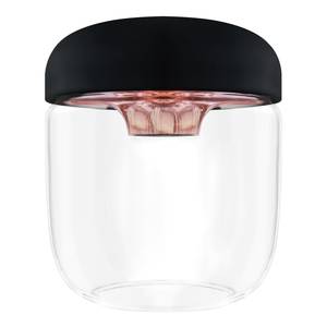 Lampenschirm Acorn Glans Glas / Silikon - Schwarz / Kupfer