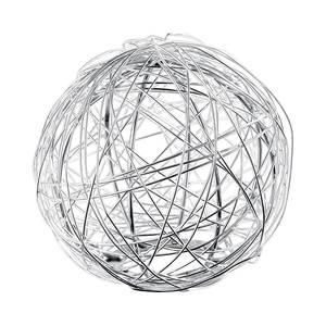 Paralume per lampada (sferico) Grigio - Metallo