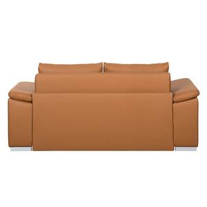 Canapé convertible Latina IX Cuir synthétique - Cognac - Largeur : 170 cm