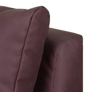 Sofa letto LATINA con bracciolo sloping Similpelle - Similpelle Monera: aubergine - Larghezza: 170 cm