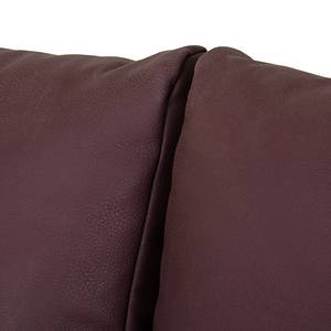 Schlafsofa LATINA mit schräger Armlehne Kunstleder - Kunstleder Monera: Aubergine - Breite: 170 cm