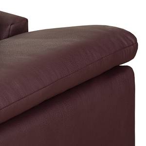 Sofa letto LATINA con bracciolo sloping Similpelle - Similpelle Monera: aubergine - Larghezza: 170 cm