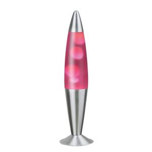 Lavaleuchte Lollipop 2 Metall - Silber/Lila-Pink - 1-flammig
