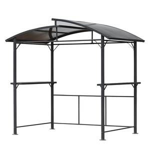 Pavillon pour barbecue Tinaco Acier / Matériau synthétique - Anthracite / Gris