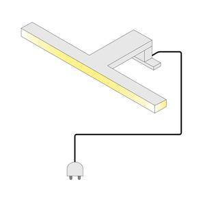 LED-Aufsatzbeleuchtung Radiance III Chrom - Kaltweiß