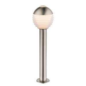 Luminaire d'extérieur LED Alerio III Matériau synthétique / Acier inoxydable - 1 ampoule - Hauteur : 56 cm