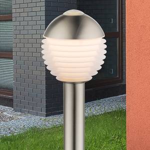 Luminaire d'extérieur LED Alerio III Matériau synthétique / Acier inoxydable - 1 ampoule - Hauteur : 56 cm