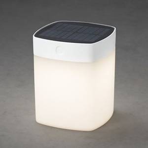 Solarleuchte Assisi Petite II Acrylglas / Kunststoff - 1-flammig - Weiß