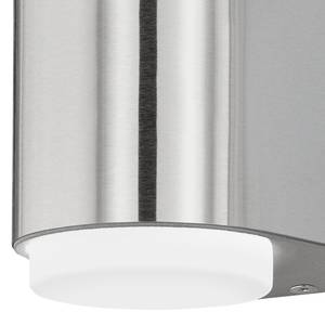 Luminaire d'extérieur LED Briones Matériau synthétique / Aluminium - 2 ampoules - Blanc - Aluminium