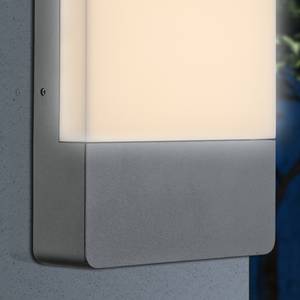 Luminaire d'extérieur LED Lissy V Verre opalin / Aluminium - 1 ampoule